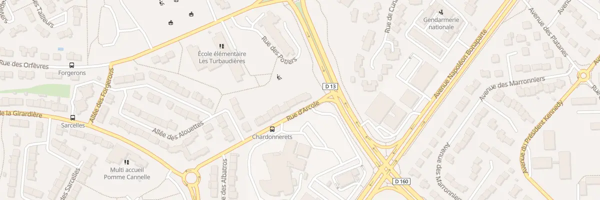 Plan du 2B Rue Arcole à Cholet