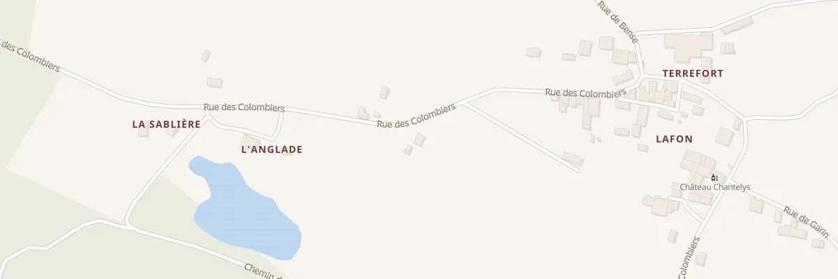 Plan du 10 Rue des Colombiers à Blaignan-Prignac