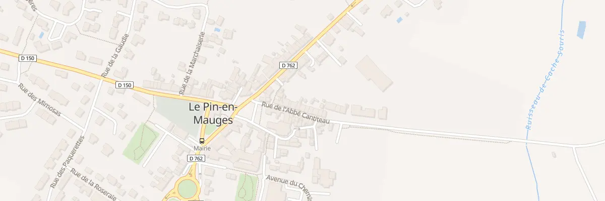 Plan du 11 Rue de l’Abbe Cantiteau (Pin M à Beaupréau-en-Mauges