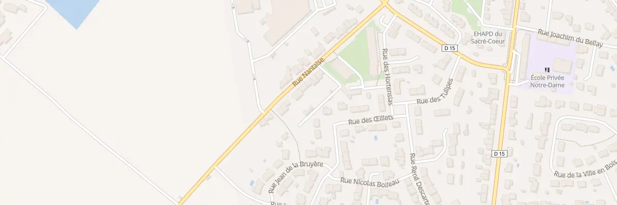 Plan du 33 Rue Nantaise au May-sur-Èvre