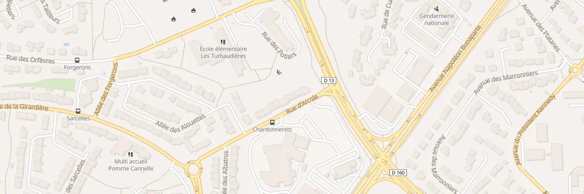 Plan du 4 Rue Arcole à Cholet