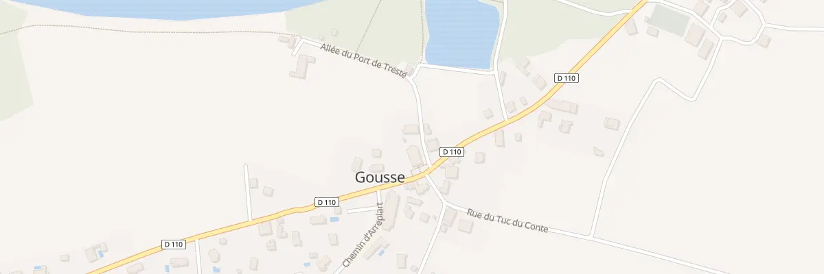 Plan du 41 All du Port du Treste à Gousse