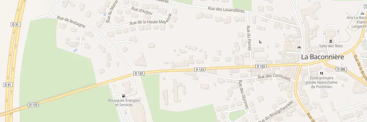 Plan du 40 Rue du Bourgneuf à La Baconnière