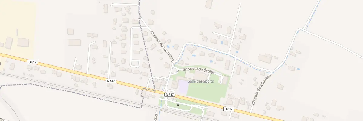 Plan du 4 Che de Labarteta à Ramous