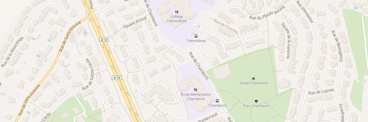 Plan du 18 Rue de Chambord à Cholet