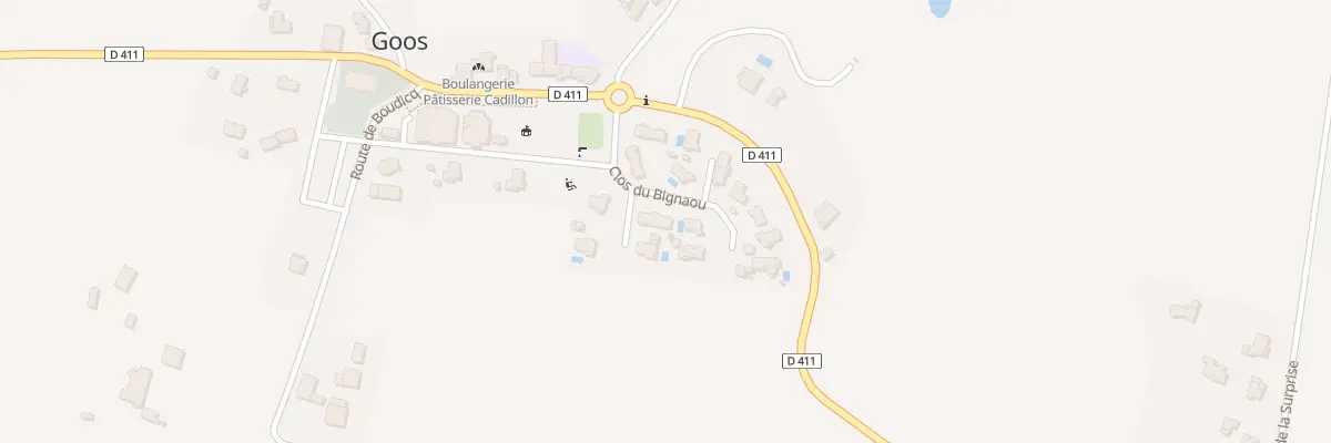 Plan du 10 Clos du Bignaou à Goos