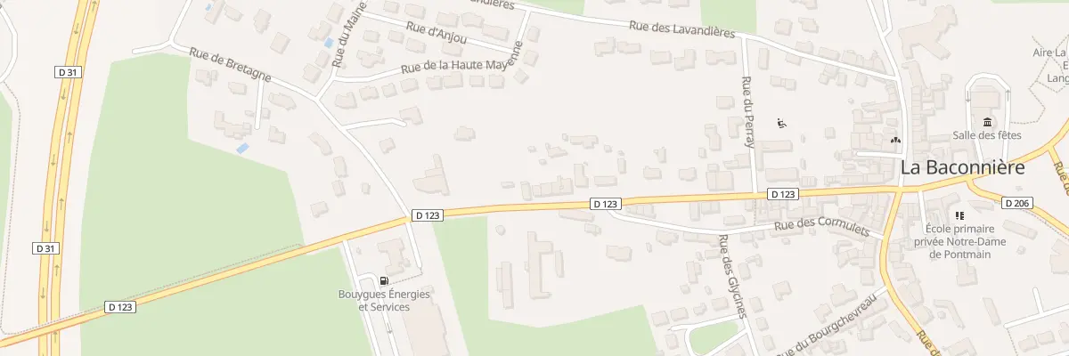 Plan du 44 Rue du Bourgneuf à La Baconnière