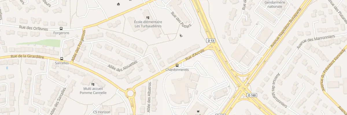 Plan du 12 Rue Arcole à Cholet