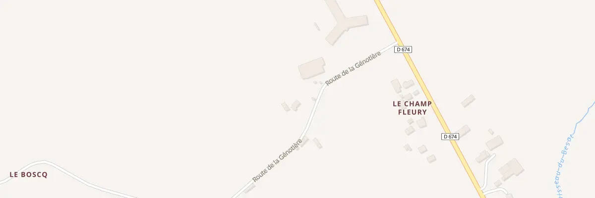 Plan du 4 Rte de la Genotiere St Marie L à Souleuvre en Bocage