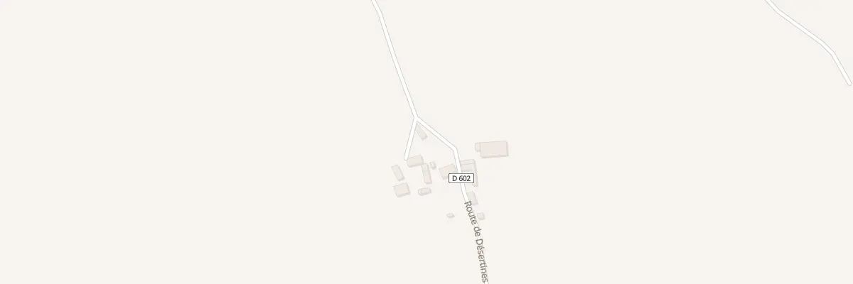 Plan du 6 Rte de Desertines - Heusse au Teilleul
