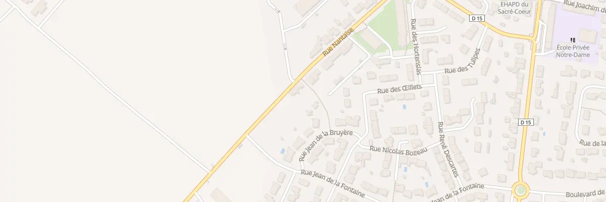 Plan du 45 Rue Nantaise au May-sur-Èvre