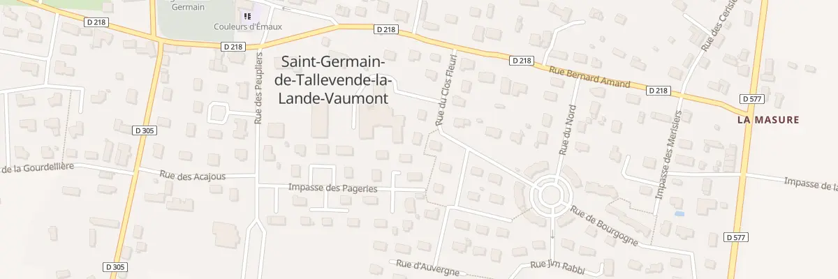 Plan du 8 Rue du Clos Fleuri - St Germai à Vire Normandie