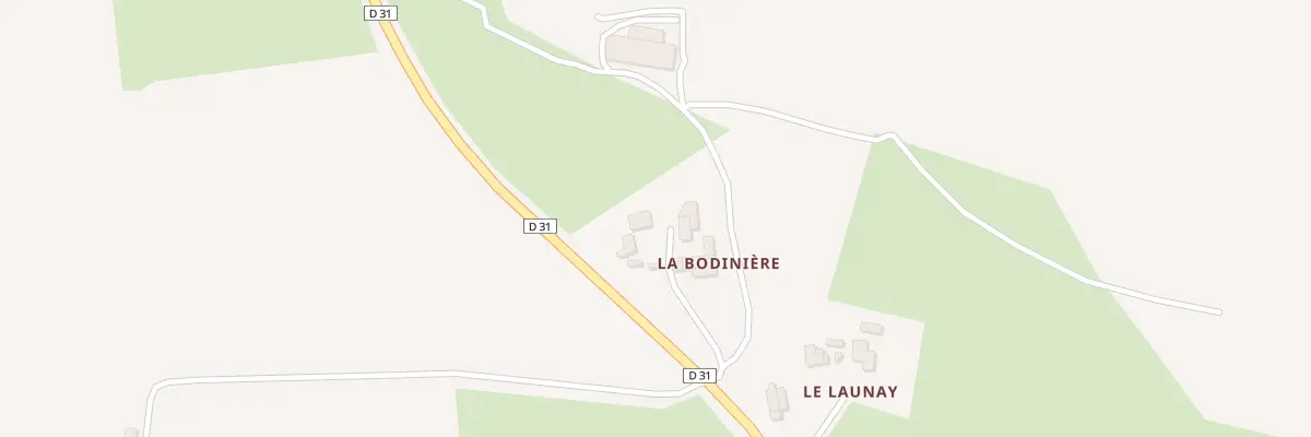 Plan du 1 La Bodinière à Chailland