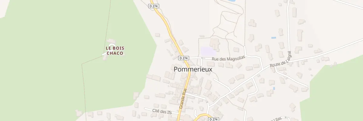 Plan du 15 Gr Grande Rue à Pommerieux