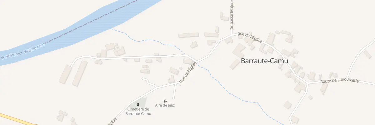 Plan du 6 Rte de l’Eglise à Barraute-Camu