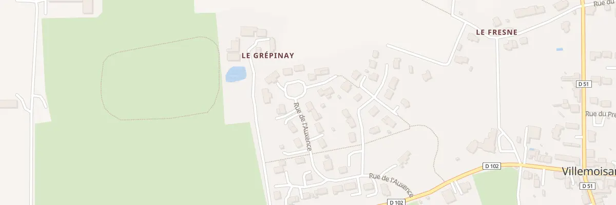 Plan du 14 Rue de l’Auxence à Val d’Erdre-Auxence