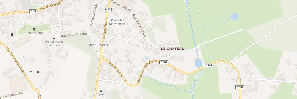 Plan du 28 Rue des remparts à L’Hermenault