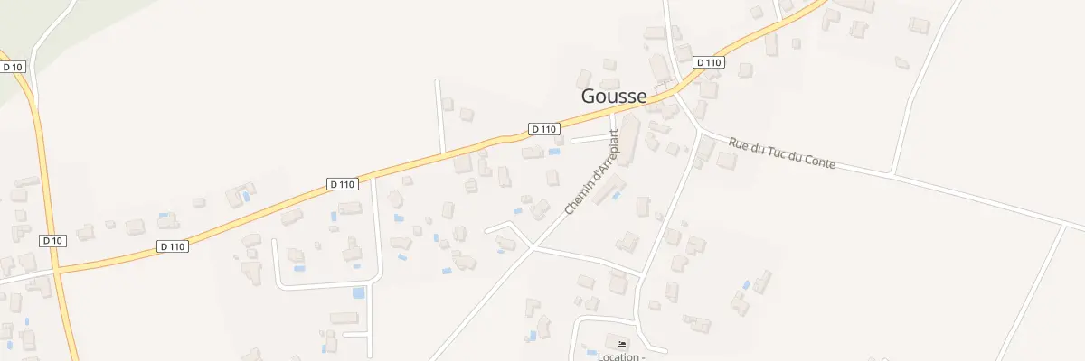 Plan du 100 Che d’Arrepiart à Gousse