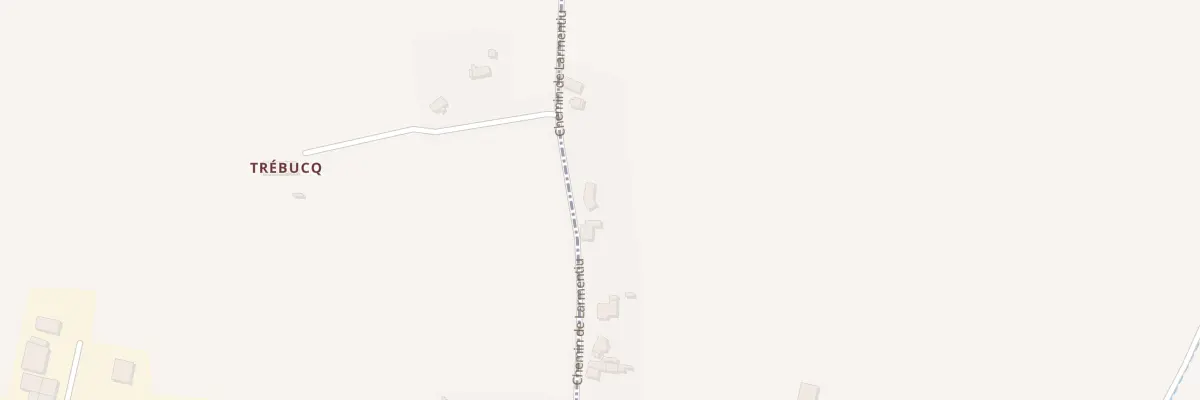Plan du 420 Che de Larmentiu à Ramous