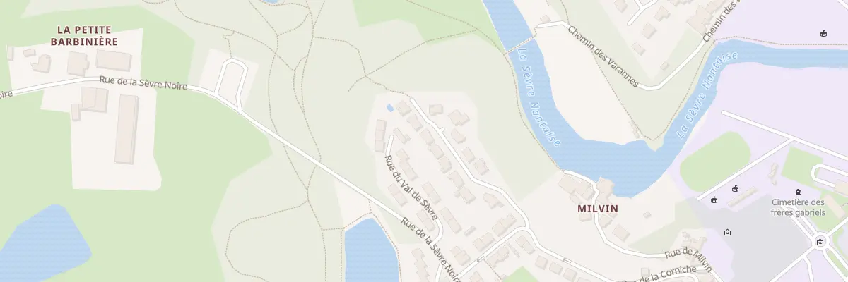 Plan du 25 Rue de la corniche à Saint-Laurent-sur-Sèvre