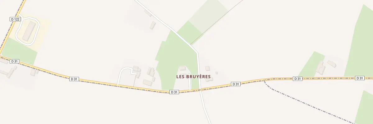 Plan du 3 Les Bruyères à La Bazoque