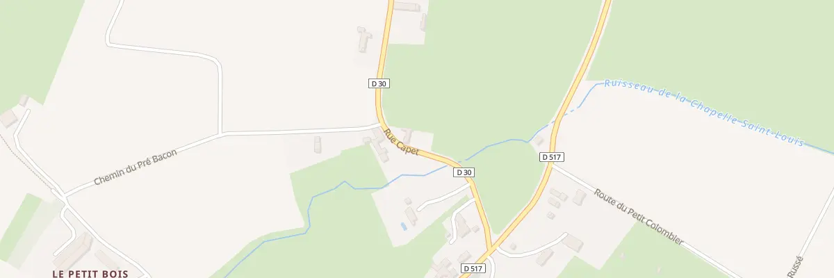 Plan du 174 Rue Capet (Formigny) à Formigny La Bataille