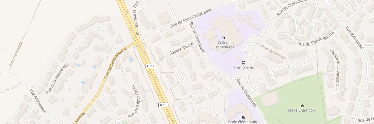 Plan du 7 Sq d’Ussé à Cholet