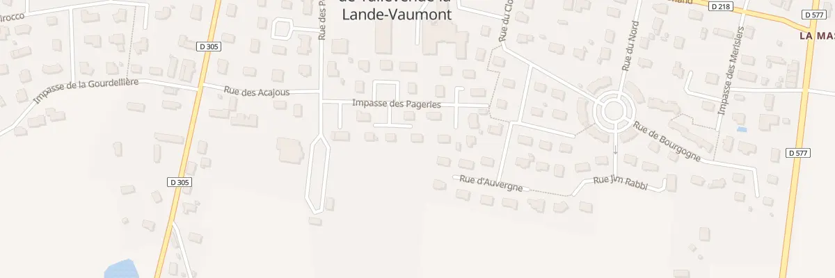 Plan du 84 Imp des Pageries - St Germain à Vire Normandie