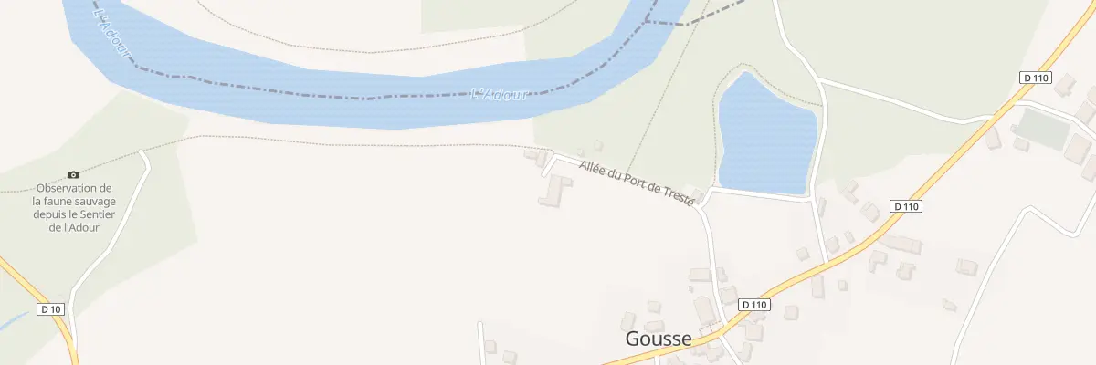 Plan du 255 All du Port du Treste à Gousse