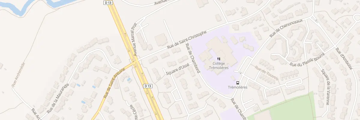 Plan du 4 Sq d’Ussé à Cholet