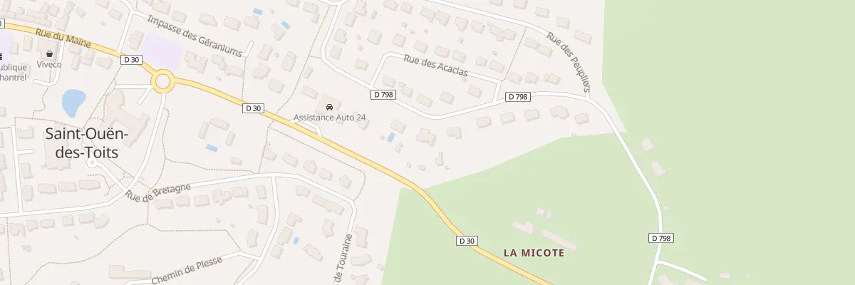Plan du 6 Rue des Chênes à Saint-Ouën-des-Toits