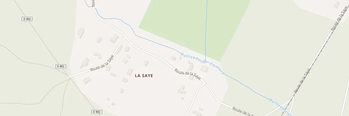 Plan du 59 Rte de la Saye à Mios