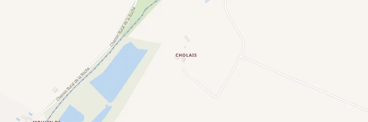 Plan du 5256 Cholais à Marsais-Sainte-Radégonde