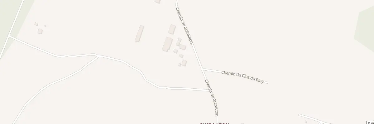 Plan du 5001F Che de Guirauton à Pontonx-sur-l’Adour