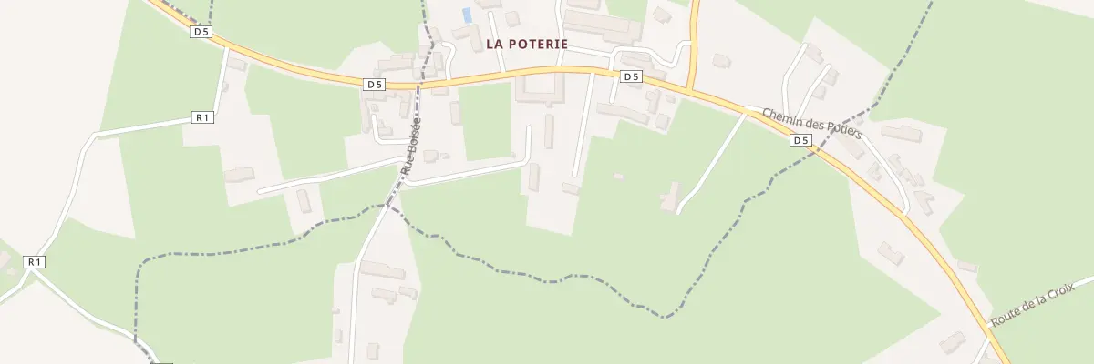 Plan du 5038 La Poterie à Rubercy