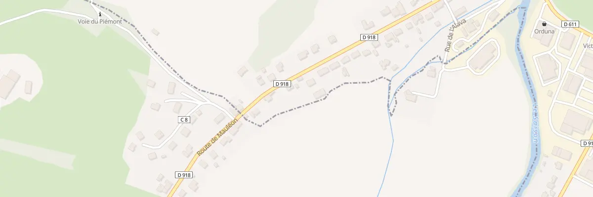 Plan du 93 Rue de la Navarre à Mauléon-Licharre