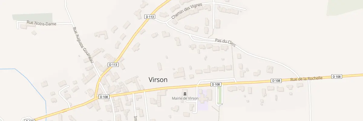 Plan du 23 Rue de la Rochelle à Virson
