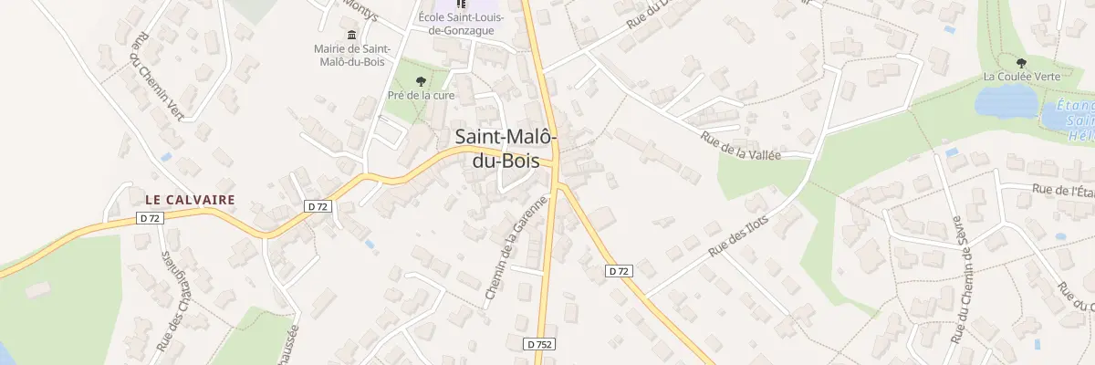 Plan du 1 Rue de l’ouche hallier à Saint-Malô-du-Bois