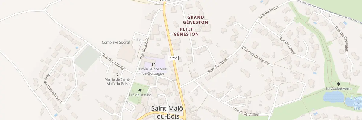 Plan du 20 Rue des vendéens à Saint-Malô-du-Bois