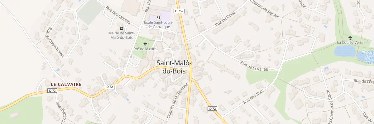 Plan du 3 Rue des vendéens à Saint-Malô-du-Bois