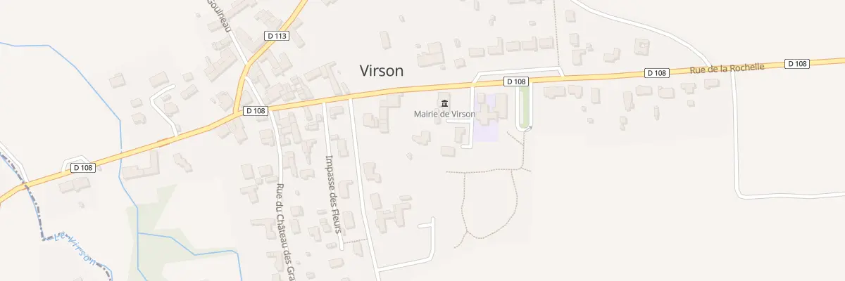 Plan du 30 Rue de la Rochelle à Virson