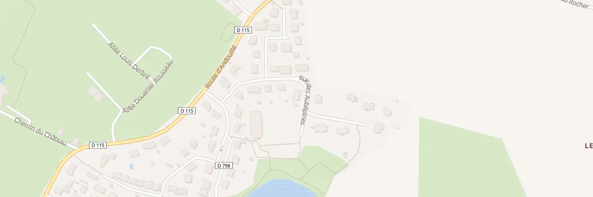 Plan du 10 Rue des Aubepines à Saint-Ouën-des-Toits