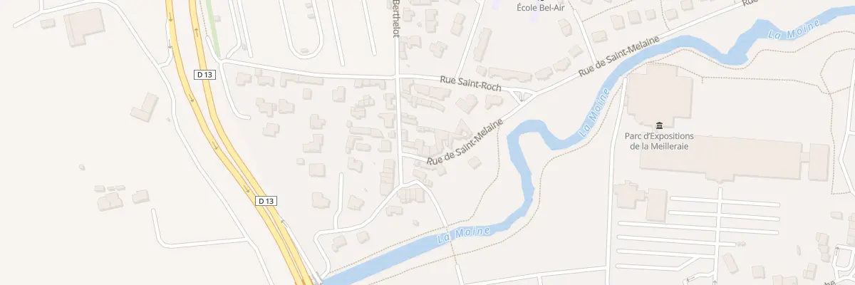 Plan du 106 Rue de St Melaine à Cholet