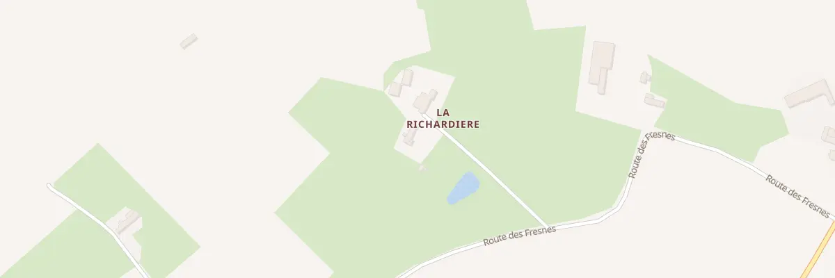 Plan du 5021 La Richardiere à Montrabot