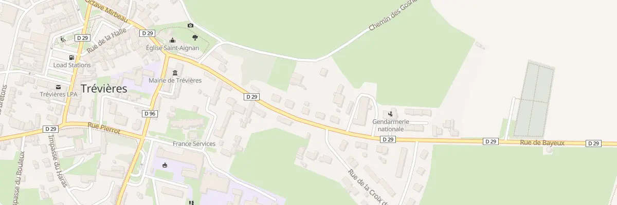 Plan du 199 Rue de Bayeux à Trévières
