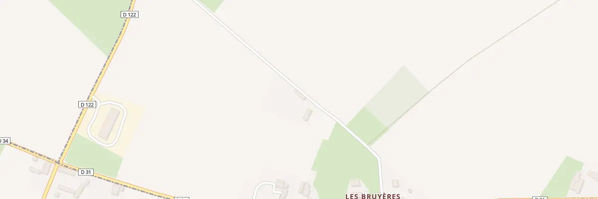 Plan du 5028 Les Bruyères à La Bazoque