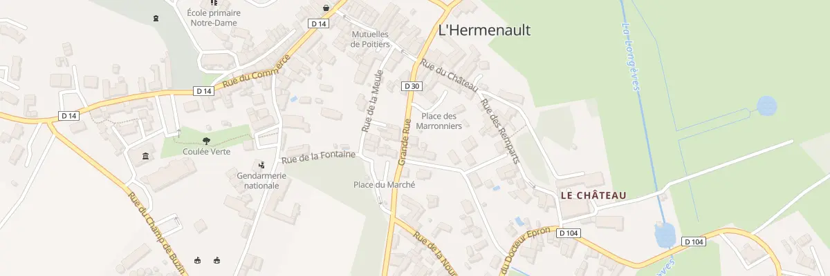 Plan du 21 Gr Grande Rue à L’Hermenault