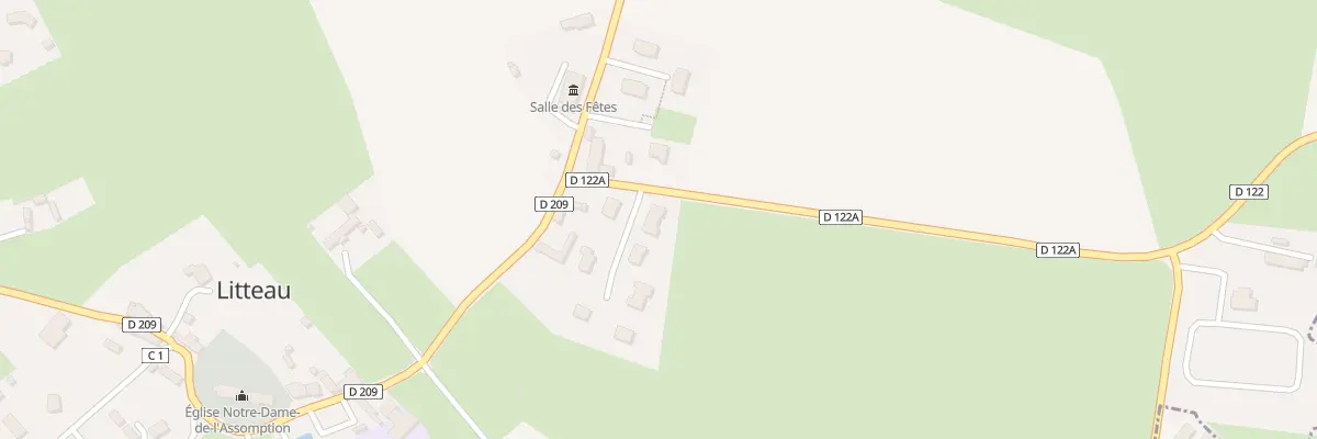 Plan du 1 Lot. Le Levant à Litteau