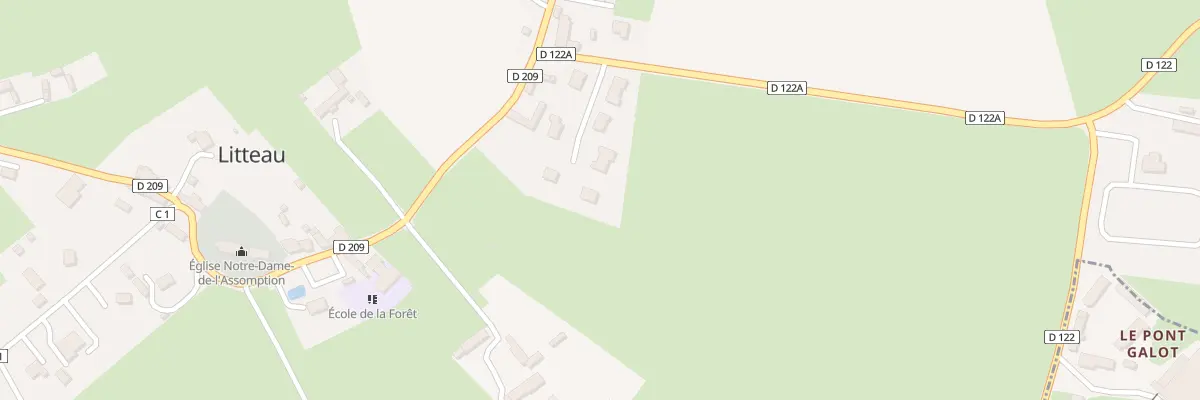 Plan du 8 Lot. Le Levant à Litteau