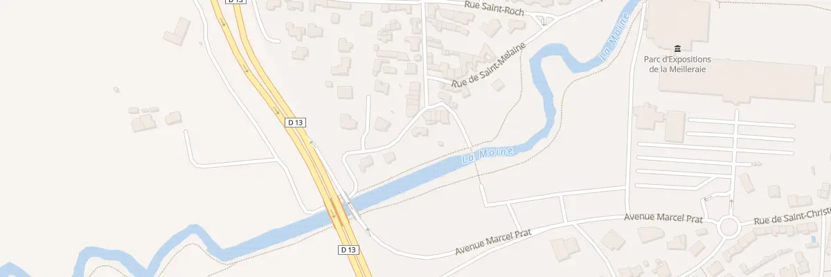 Plan du 1 Rue de la Prée à Cholet